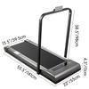 Under Desk Treadmills Working Treadmills For Running, Led Treadmill For Home Running Machine With Remote Control, 1-6.0km/h Speed Portable Slim
