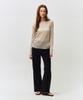 CITTA Classic Loose Fit Linen Bootcut Pants_Ctb546 (Black)
