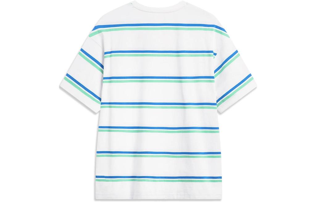 Li Ning Sports Fashion Collection T Shirt Unisex Blue Green AHST597-4
