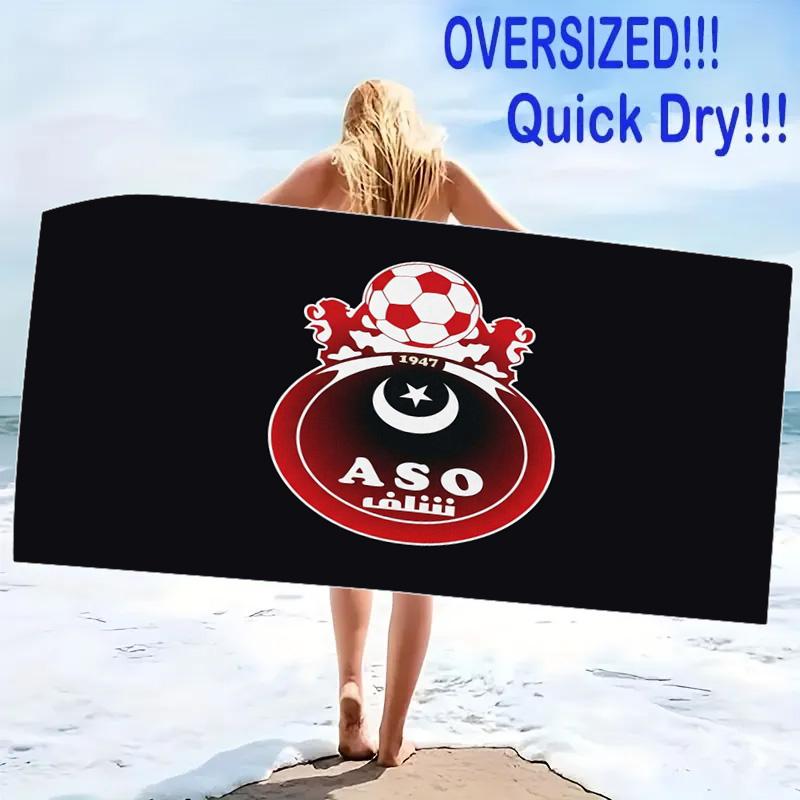 Aso Chlef Print Beach Towel, Large Soft Quick Dry Towel for Beach Camping Swimming