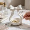 Bow-Shaped Jewelry Dish and Storage Tray for Rings, Necklaces, Bracelets, and Earrings Cosmetics Jewelry Organizer Room Decor