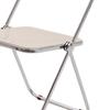 Acrylic Folding Chair Electroplated Silver Legs Folding Dining Chair Clothing Store Photograph