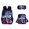 3-Piece Game Backpack School Bag For Teenagers Boys And Girls Travel Study Backpack And Lunch Box And Pencil Bag