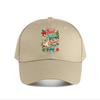 Festive Western Holiday Boots Typogr Baseball Cap Fashion Outdoor Sports Sunhat Unisex Snapback Cap Womens