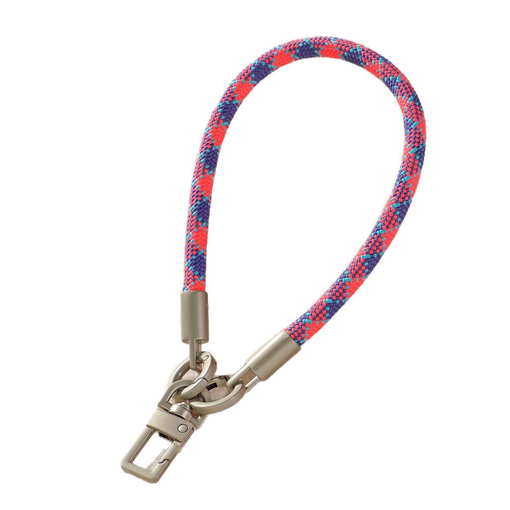 Kerngefülltes Nylon-Paracord-Handy-Lanyard mit Perle, Metallschnalle, Strapazierfähiges und Vielseitiges Armband