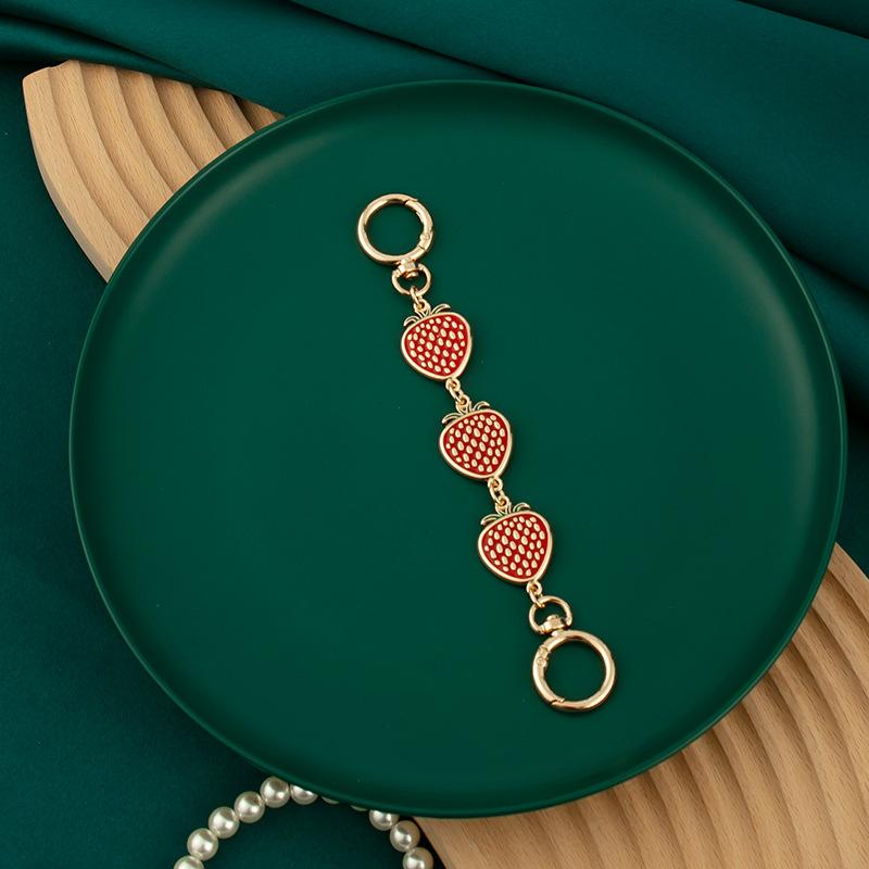 Bag Extension Chain Pearl Metal Accessories Love Buckle With One Shoulder Mahjong Armpit China-Chic Style