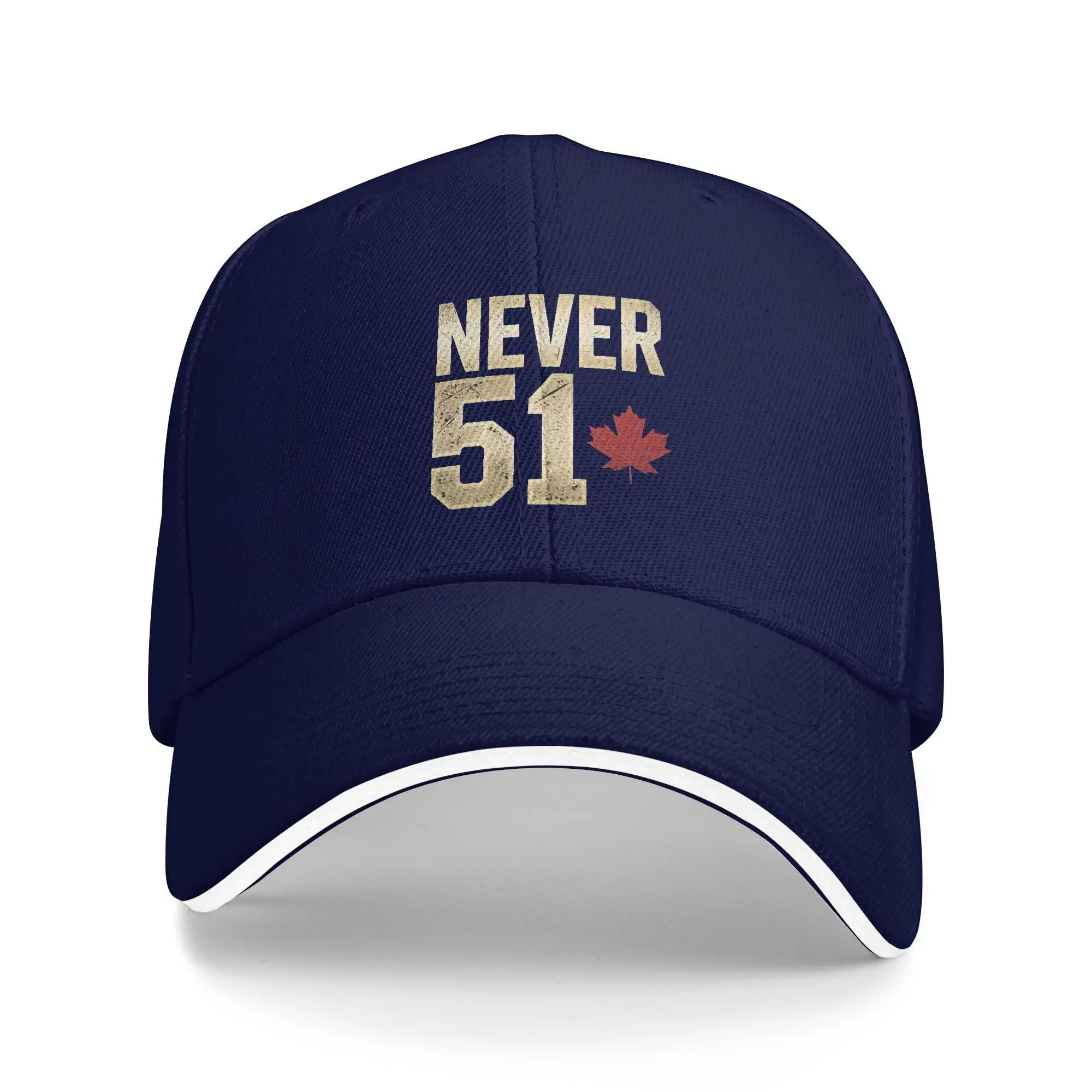 

Never 51 Baseball Cap Hip Hop Vintage Unisex Adult Trucker Hat Wholesale Print Outdoor Sport Snapback Cap Gift Idea One Size