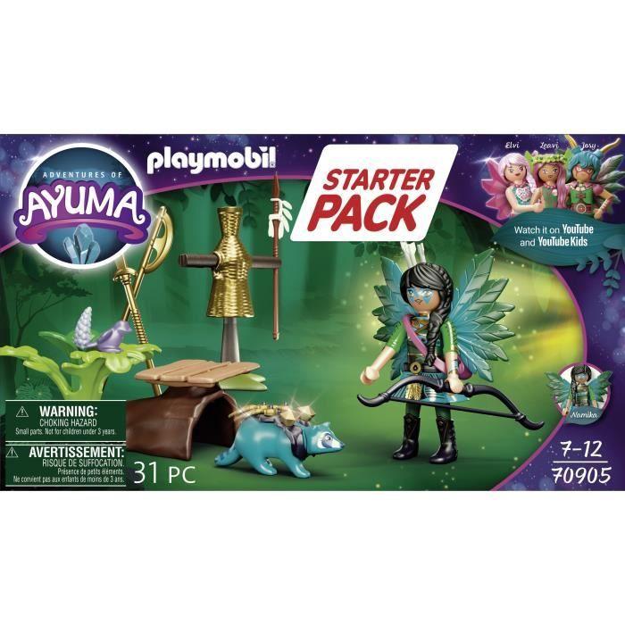 PLAYMOBIL - 70905 - AYUMA - Starter Pack - Knight Fairy Avec Raton Laveur