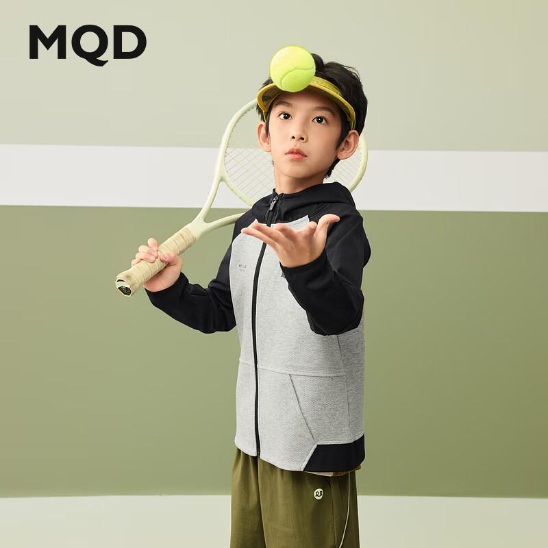 MQD Boys Fall Hooded Sports Jacket 140