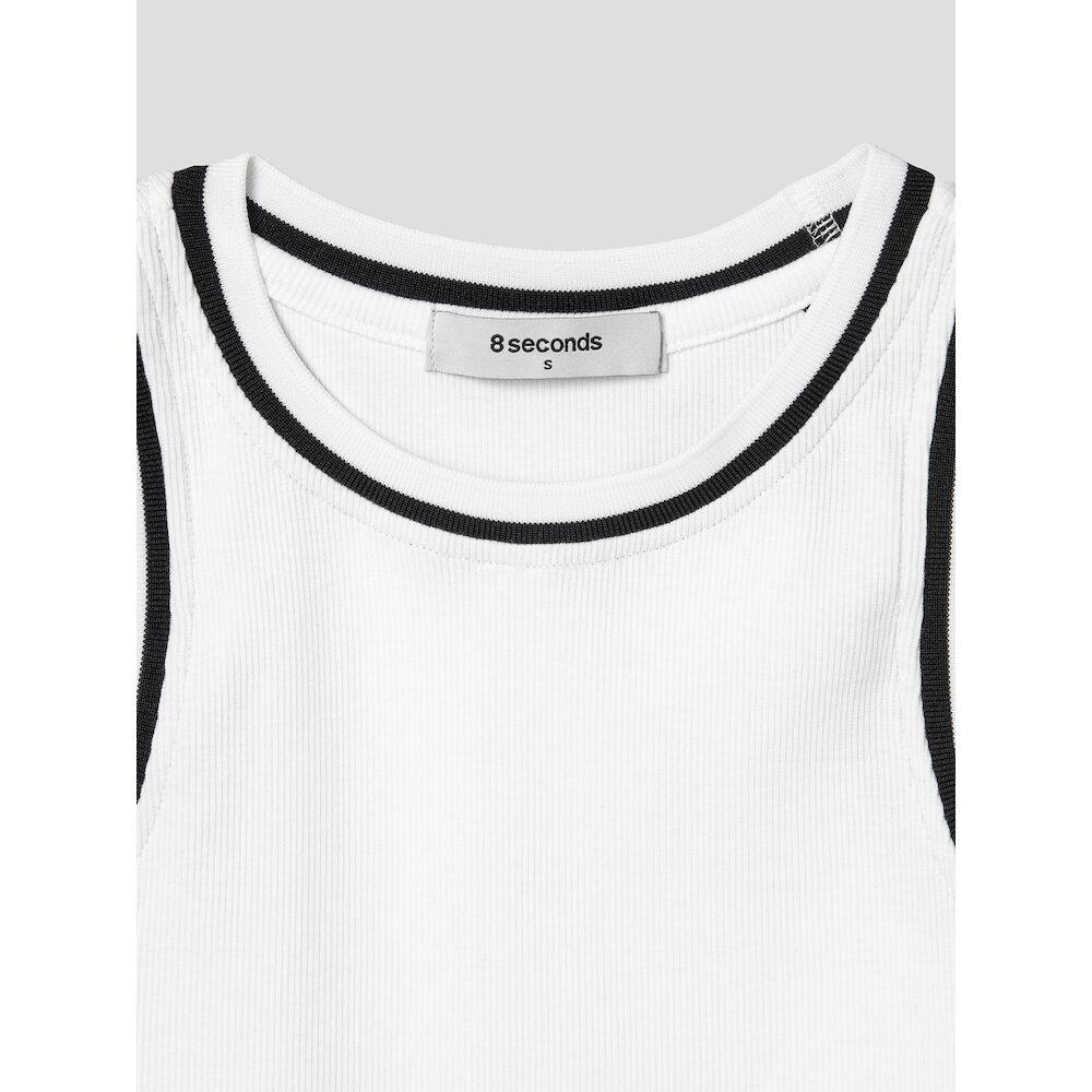 8seconds Tipping Detail Sleeveless T-Shirt White (114742Dy11)