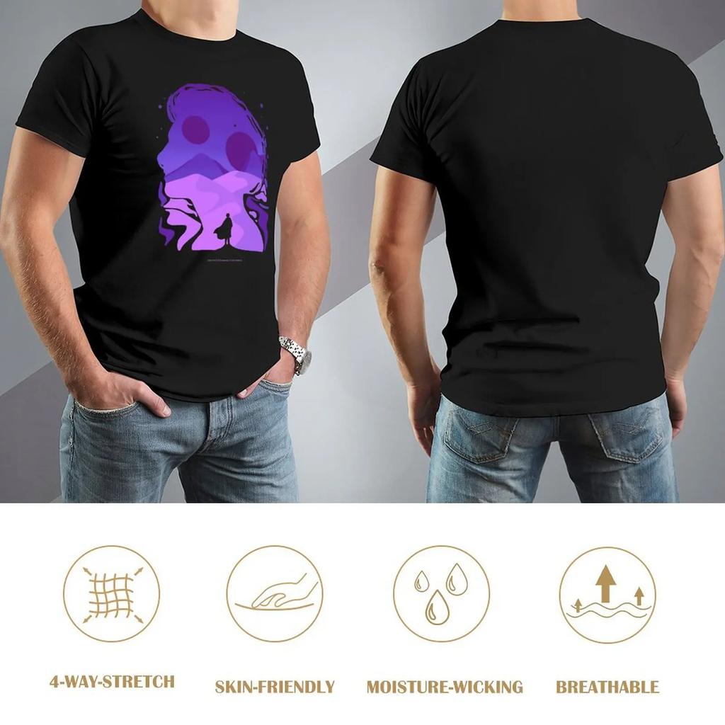 Paul Atreides Auf Arrakis, Doppelbelichtung Minimalistische Illustration T-Shirt Anime T-Shirts Designer T-Shirt Herren