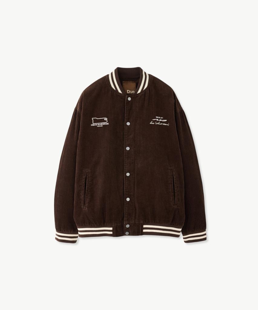 Stco Diems Corduroy Stadium Jumper_Brown (Oversized)_Djpxa62Osh
