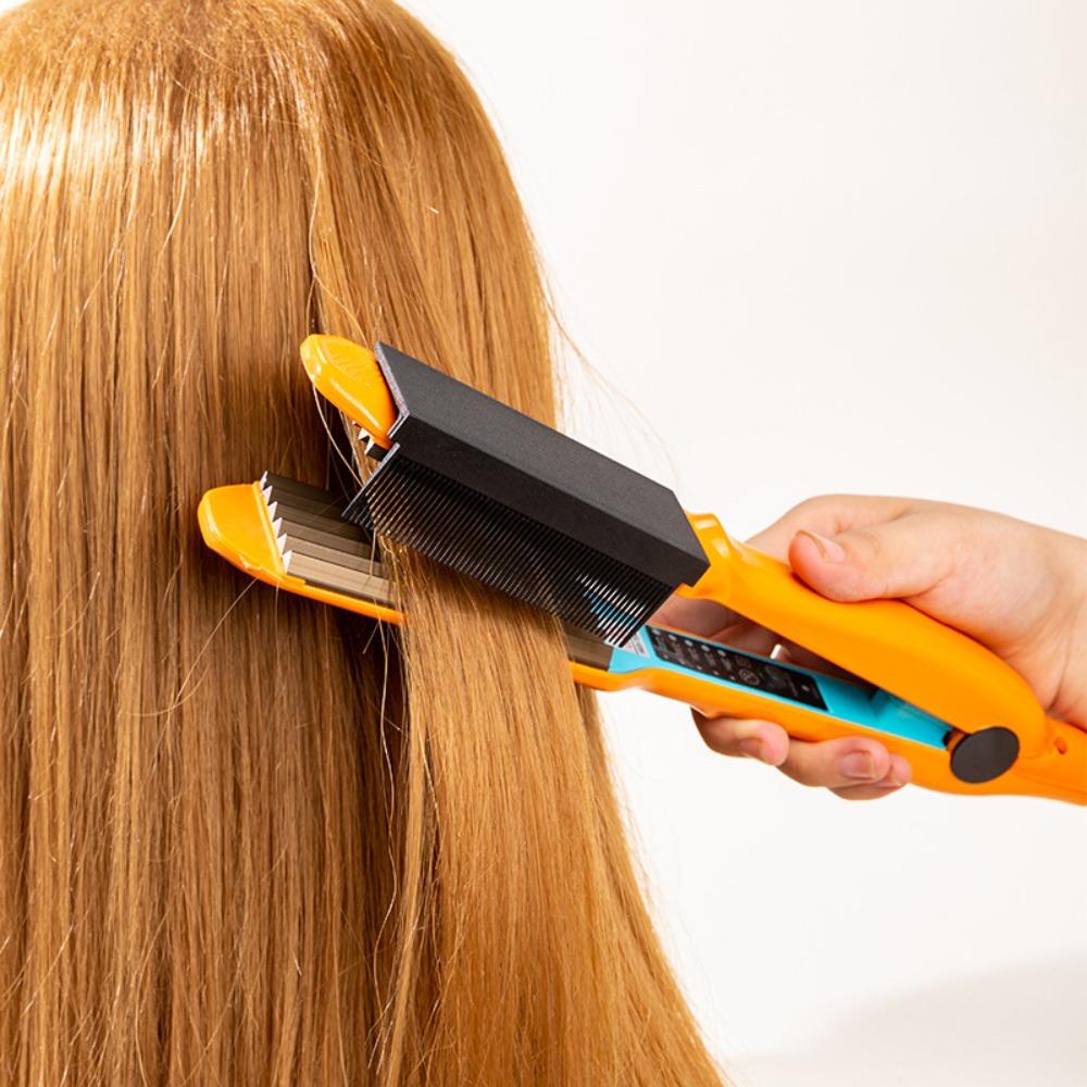 Lightweight Straight Hair Comb Styling Hair Slit Comb  for Flat Ironing Hair Attachment