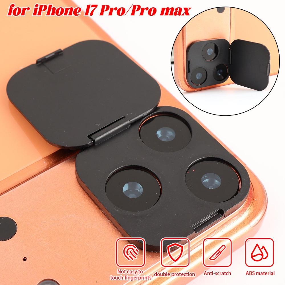 1-2 Pezzi Copri Lente Fotocamera Posteriore Anti-Spionaggio per Telefono Design Protettivo Apri-Chiudi Custodia Privacy Protector per IPhone 17Pro/17 Pro Max