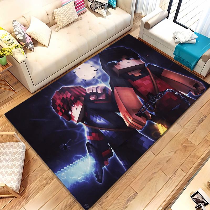 

Classic M-Minecraft pixel Game Living Room Non-Slip Area Rug Soft Carpet for Bedroom Kids Playroom Sofa,Home Decor Doormat Gift 40x60cm