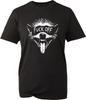 Knurrender Wolf Grafik Lustig Beleidigend F**k Off Slogan Erwachsene Herren Unisex T-Shirt