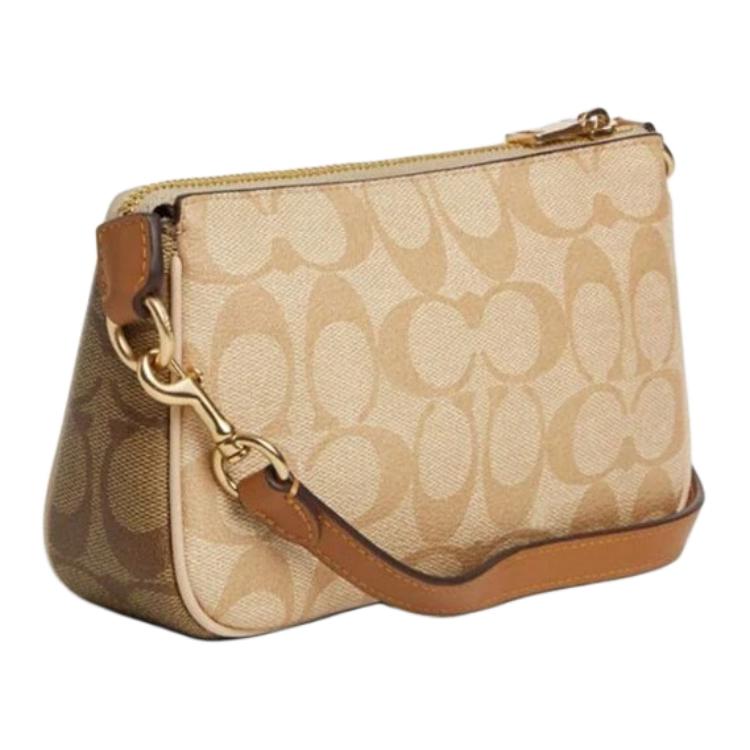 Coach Nolita 19 Classic Monogram Print Vintage Zipper PVC Leather Underarm Bag Mahjong Clutch Handheld Shoulder Bag Small Women Bags CS444-IMU4V