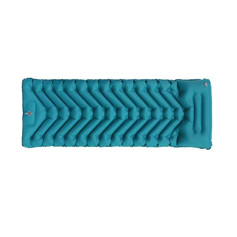 40D Nylon TPU Waterproof Ultralight Inflatable Self-inflating Pads Mat Air Mattress Camping Sleeping Pad Mat 195*69*8CM павлин голубой