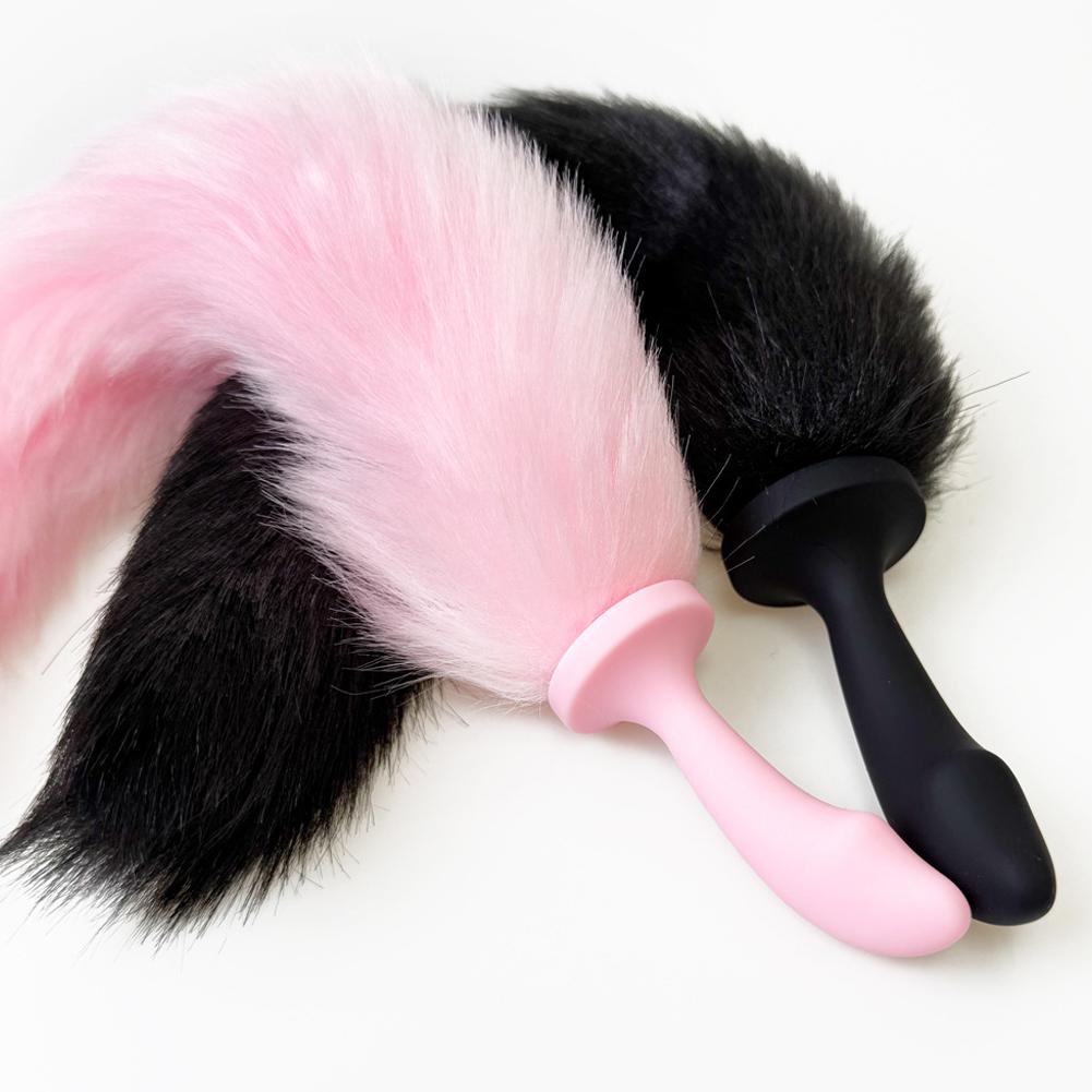 1PCS Silicone Sexy Fox Tail Anal Plug Anal Dilator Adult Couples Sex Toys Role Playing Games Penis Massager Butt Plug Dildos