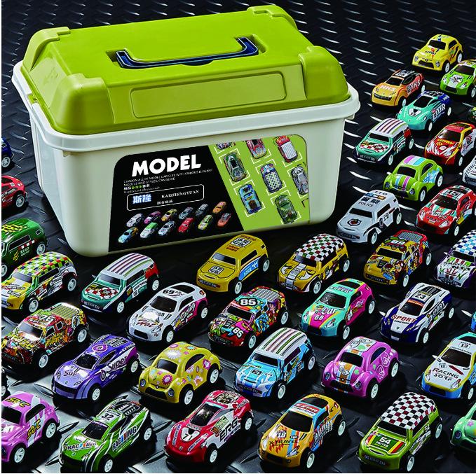 Pull-back Tin Alloy Small Car Toy - Popular on Douyin