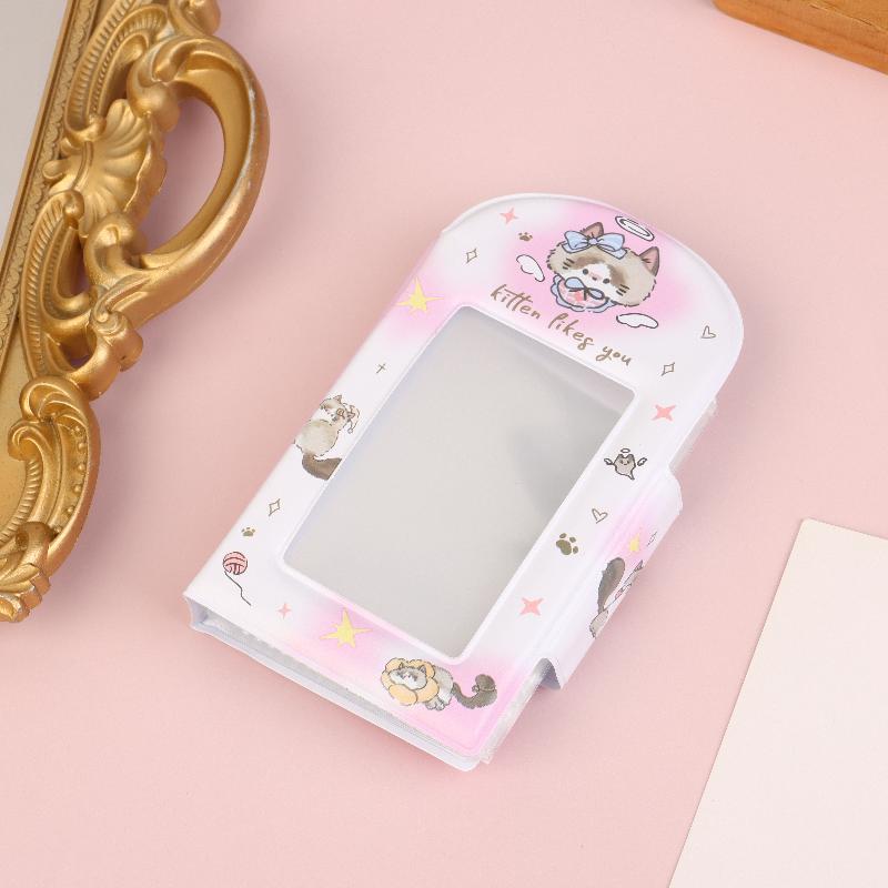 1 Piece 28 Card Slots Photo Card Binder 3-Inch Kpop Photo Card Photo Album Postcard Photocards Holder Cardalbum For Photographs