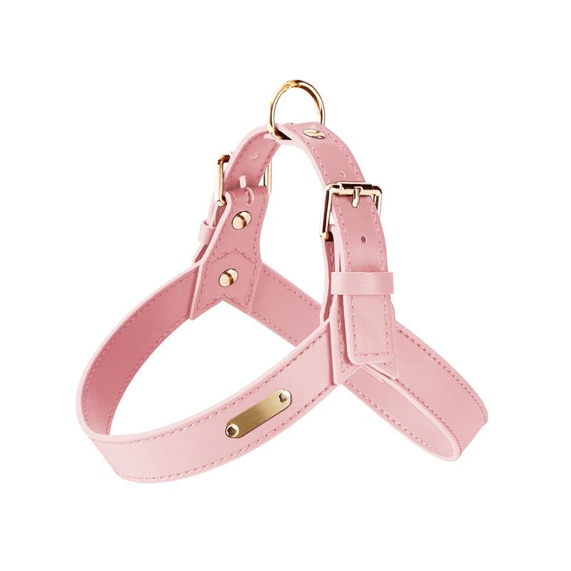 Loudik Vodotěsný Kožený Hrudní Postroj pro Psa Sada Vodítka pro Psa Univerzální Potřeby pro Domácí Mazlíčky pro Malé a Střední Psy