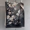Autumn New Plant Flower Print Scarf Autumn and Winter Imitation Cashmere High-end Warm Scarf Shawl Women
