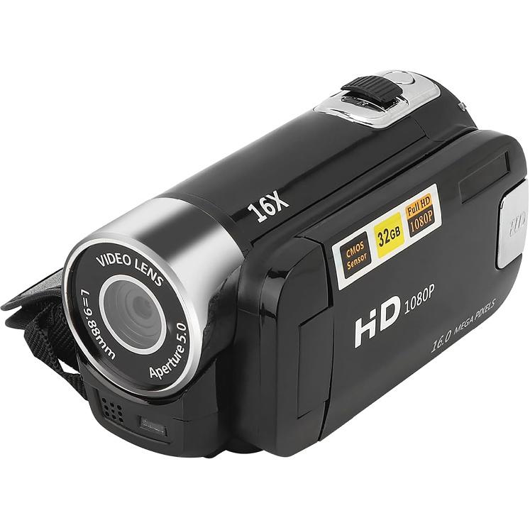 

Цифровий відеореєстратор Ejoyous, DH‑90 Камера високої роздільної здатності для зображень і відео, 270° обертання, 2,7-дюймовий кольоровий дисплей, 16-кратний зум