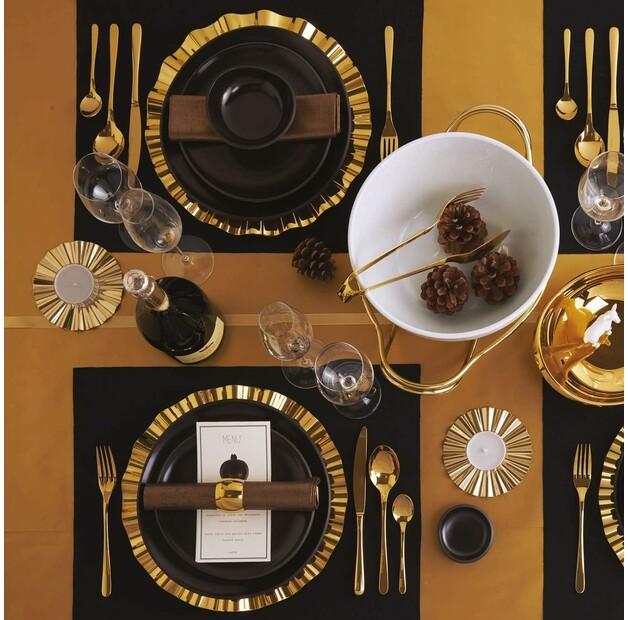 Sambonet Taste Cutlery Set, PVD Gold, 36 Pcs (52553G83)