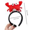 Cute Funny Wash Face Party Performance Prop Female Headwear Cartoon Headdress Crab Hair Hoop Lobster Headband