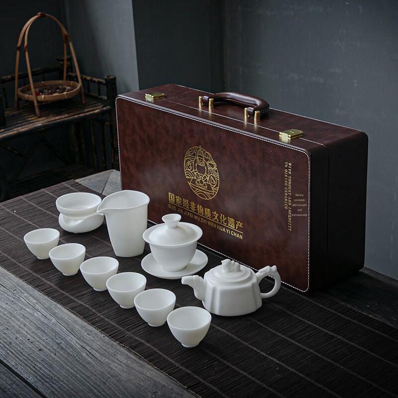 Tuopai 11-Piece Plain Fired Pixiu Tea Set