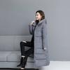 Autumn and winter down cotton-padded clothes women's medium and long slim-fitting large-size long knee-length cotton-padded clothes women's jackets