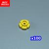 MOC Bricks Plant Petal Rose Flower Grass Tree Farm House Garden Accessories City View Country Building Blocks Children's Toys