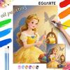 Princess Spinning Wheel Digital Oil Painting Art Kit Handmade Diy Home Decorations