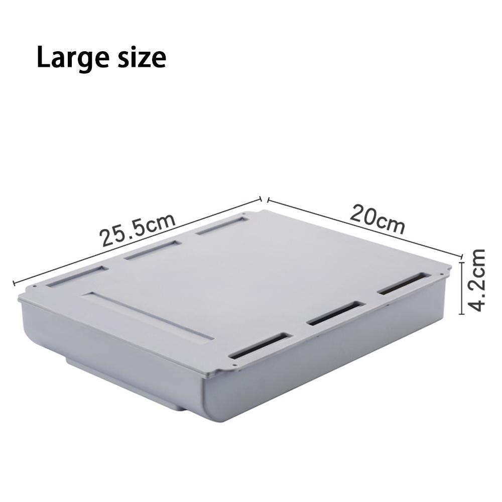 Desk Organizers Storage Drawer Self-adhesive Storage Box Office Stationery Tools Organizers Knife Fork Kitchen Organizer Makeup