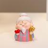 Resin Chinese Wealth God Ornament Chinese God New Year Mascot Doll  Office