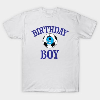 T Shirt Women Birthday Boy 9 Soccer Harajuku Print Kawaii Tshirt Summer Short Sleeve Female T-Shirt Top Tee