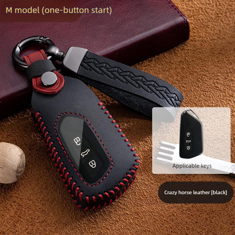 

New for VW Volkswagen Golf 8 MK8 ID.3 ID.4 Cupra Skoda Octavia A8 SEAT Leon MK4 2020 2021 Formentor Tarraco Car Key Case Cover
