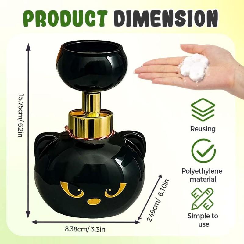 Cute Cat Paw Foam Soap Dispenser Funny Cute Cat Paw Flower Shape Foam Soap Pump Bottles Cat Lover Gift Decor for Bathroom
