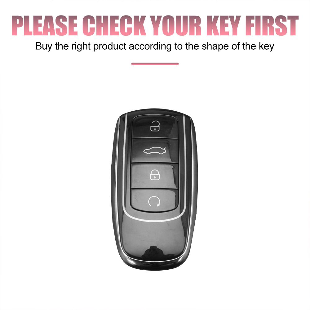 Soft Tpu Car Key Case Protection Cover For Chery Jaecoo J7 J8 7 Phev  Omoda 5 C5 Premium Tiggo 8 7 Pro Max Accessories