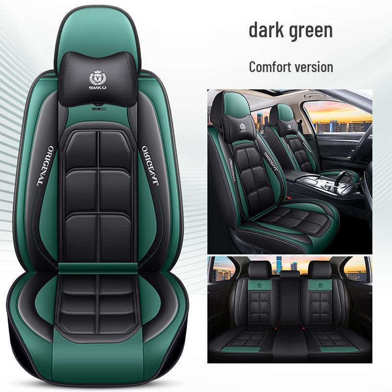 Universal Full Surround Leather Car Seat Cover for All Seasons
