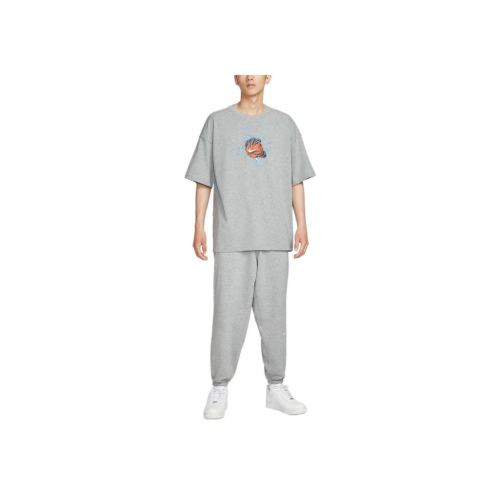 Nike Rückenaufdruck Logo Schriftzug Basketball Rundhals Kurzarm T-Shirt Herren T-Shirts IH9269-063