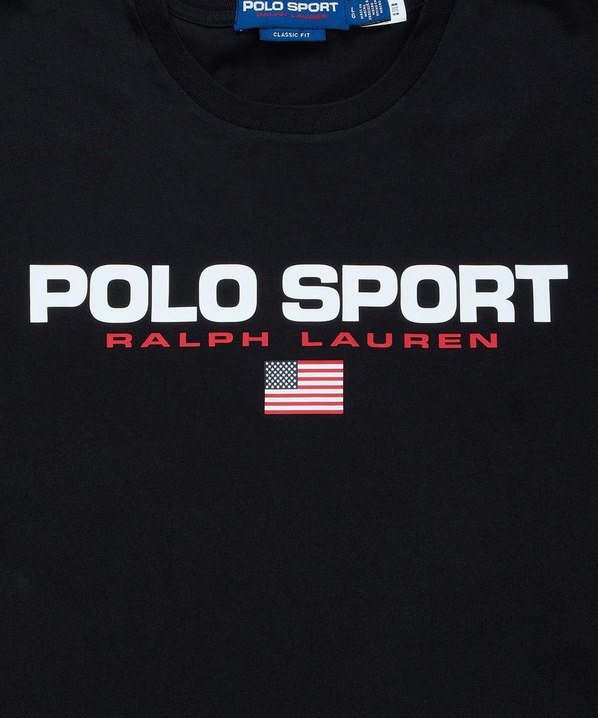 POLO RALPH LAUREN Classic Fit Polo Sport Jersey T-Shirt - Black