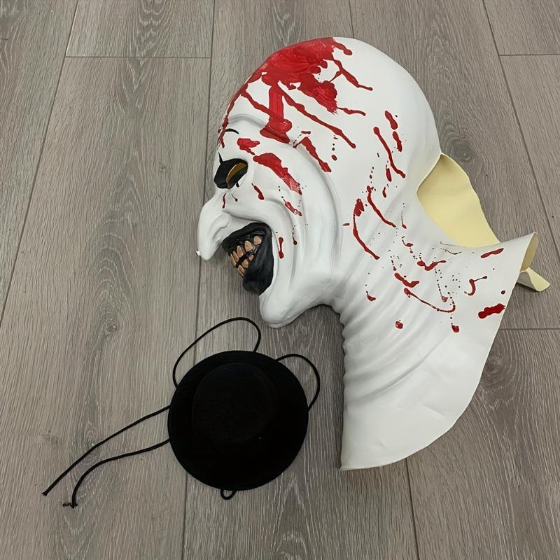 Horror Clown Mask Halloween Hat Trick Clown Headgear Masquerade Party Dress Up Demon Clown Broken Soul With Hat Clown Character