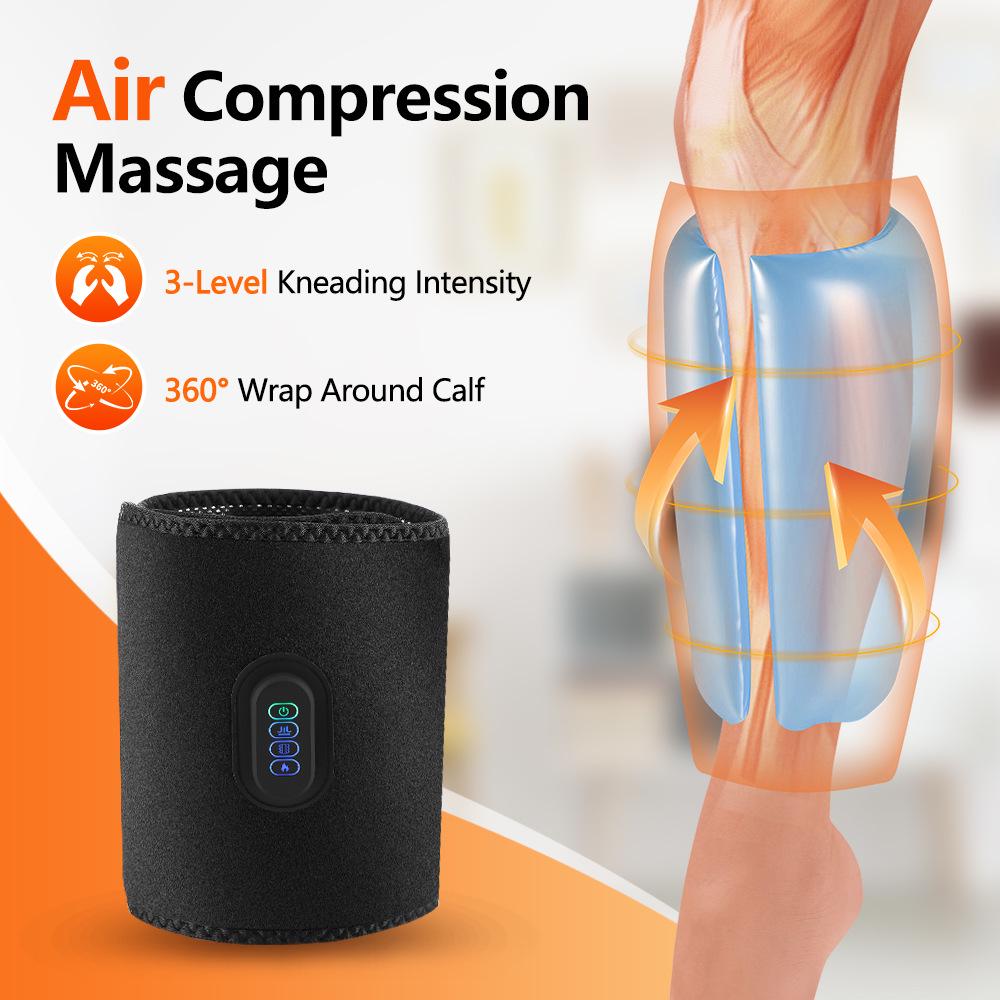 3-Speed Airbag Vibration Leg Massager with Electric Heating