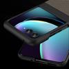 For Motorola Razr 40 Ultra 5G Anti-Drop Phone Case Fiber Carbon Texture PC Phone Cover