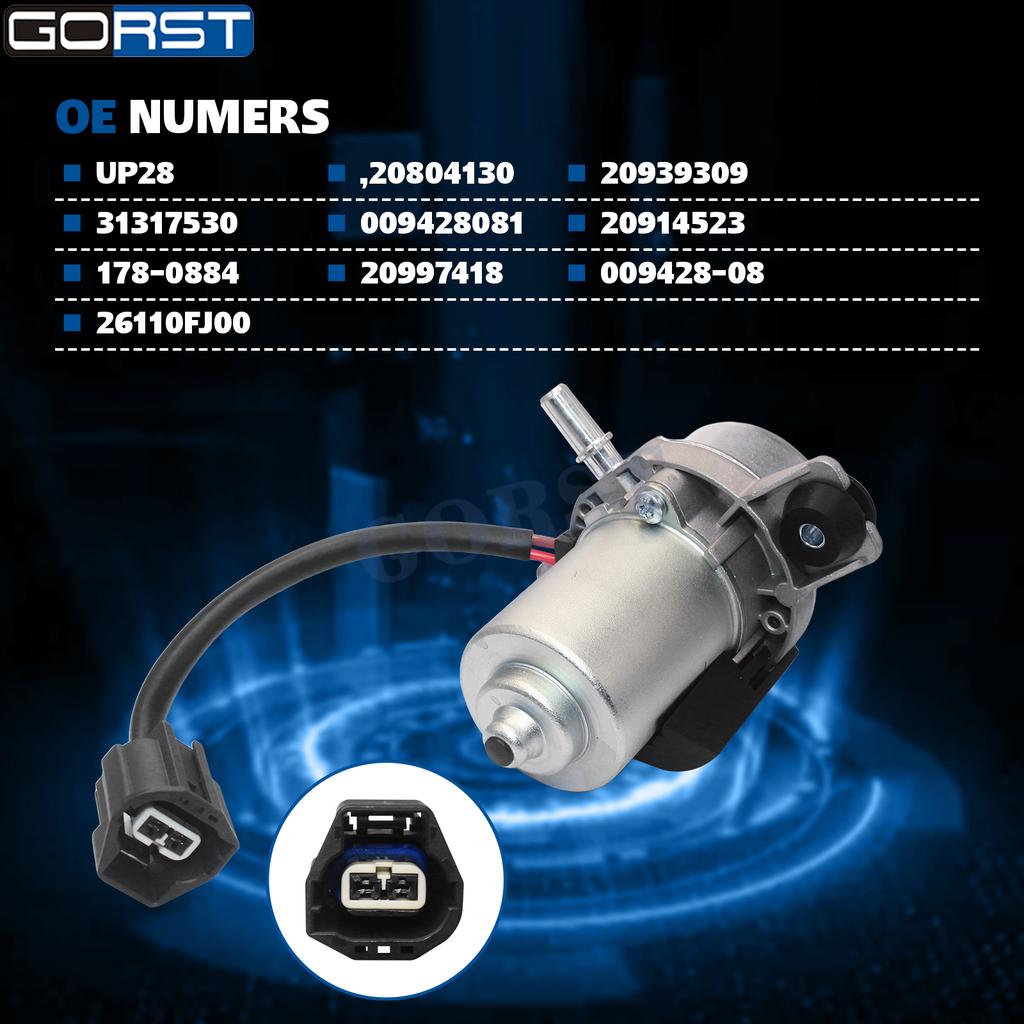 UP28 Electric Vacuum Pump 12V 20804130 for Chevrolet GM Power Brake Booster Auxiliary Pump Assembly 04581586AB 20939309