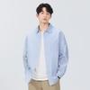 MINISO Men's Striped Casual Long Sleeve Shirt