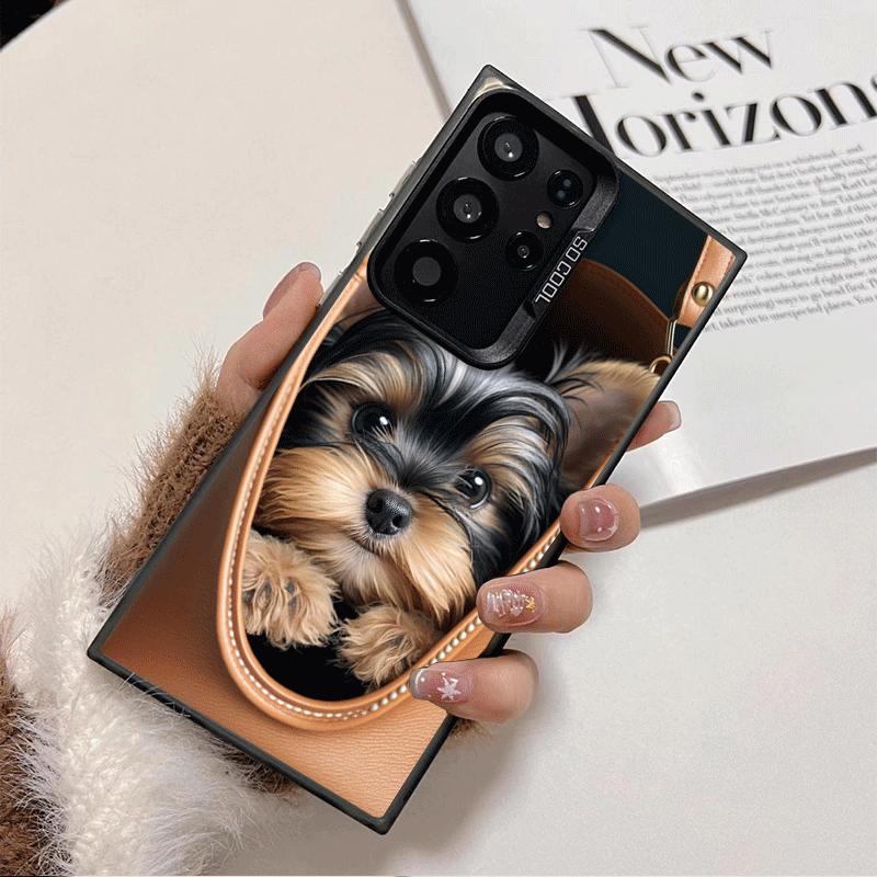Yorkshire Terrier Dog Soft Phone Case for Samsung Galaxy S24 S25 FE S26 Edge S23 Ultra S22 Plus S21 + Shockproof Cover Back Shel