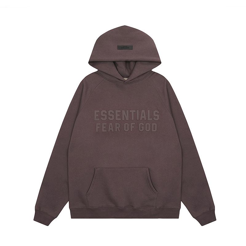 FOG Essentials Unisex 3D Silicone Print Hooded Sweatshirt